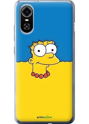 Чехол на zte blade a31 plus мардж флаг украины зте блейд а31 плюс
