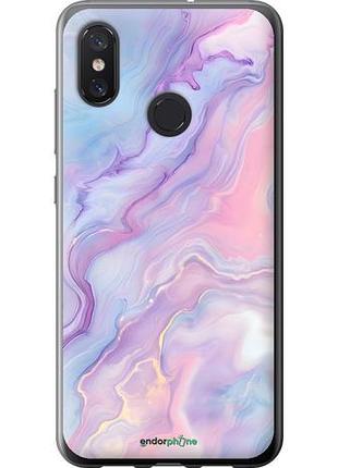 Чехол на xiaomi mi8 нежный мрамор сяоми ми8