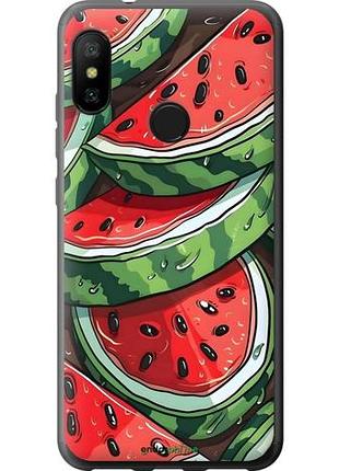 Чехол на xiaomi mi a2 lite арбуз