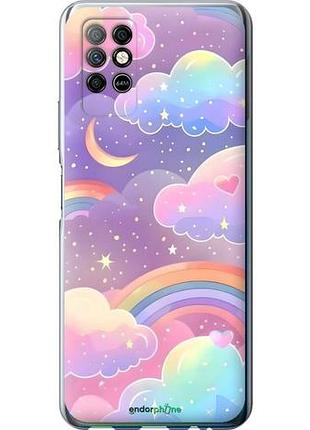 Чохол на infinix note 8 хмари та веселка