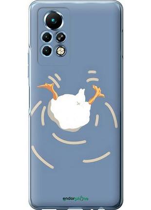 Чехол на infinix note 11 pro смешная утка, гусь инфикс ноут 11 про