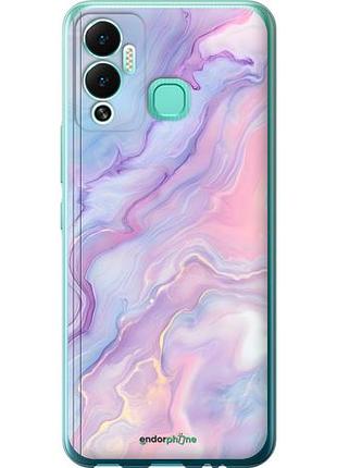 Чехол на infinix hot 12 play нежный мрамор инфикс хот 12 плей