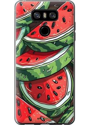 Чехол на lg g6 арбуз лг г6