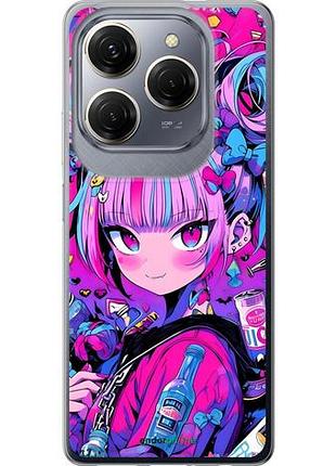Чехол на tecno spark 20 pro аниме милаха текно спарк 20 про