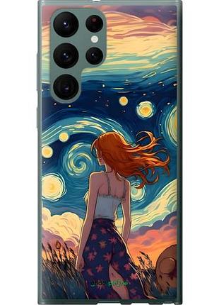 Чохол на samsung galaxy s22 ultra дівчина арт