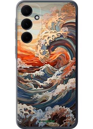 Чохол на samsung galaxy a35 арт хвилі