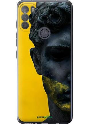 Чехол на motorola g50 статуя арт моторола г50