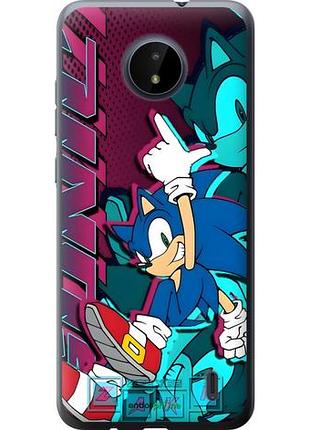 Чехол на nokia c20 соник sonic нокиа с20