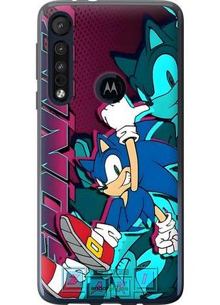 Чехол на motorola one macro соник sonic моторола ван макро