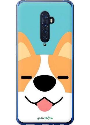 Чехол на oppo reno 2 забавный корги оппо рено 2