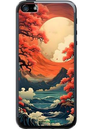 Чехол на iphone 5s природа японии айфон 5с