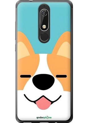 Чехол на nokia 5.1 корги
