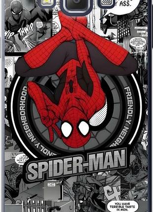 Чехол на samsung galaxy a7 a700h человек паук, spiderman самсунг а7 а700х