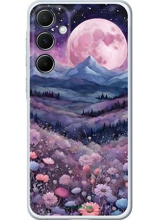 Чохол на samsung galaxy a55 ніч місяць арт