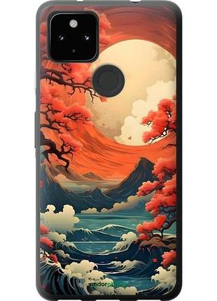 Чохол на google pixel 5a природа японії "6327u-2286-51027"