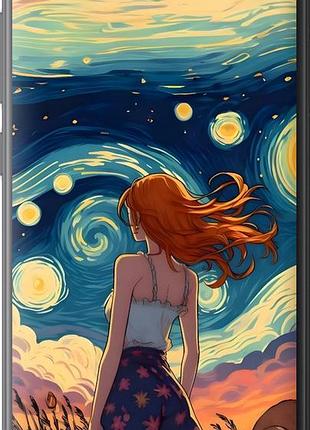 Чехол на xiaomi redmi go девушка арт сяоми редми гo
