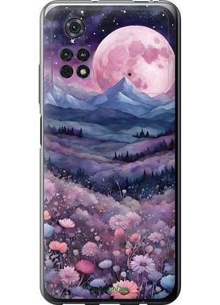 Чехол на xiaomi poco m4 pro ночь луна арт сяоми поко м4 про