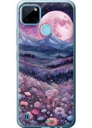 Чехол на realme c25y ночь луна арт риалми с25у