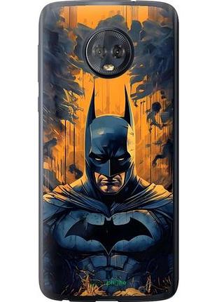 Чехол на motorola moto g6 plus бетмен, batman моторола мото г6 плюс