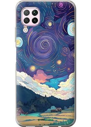 Чехол на huawei p40 lite креатинвый арт хуавей п40 лайт