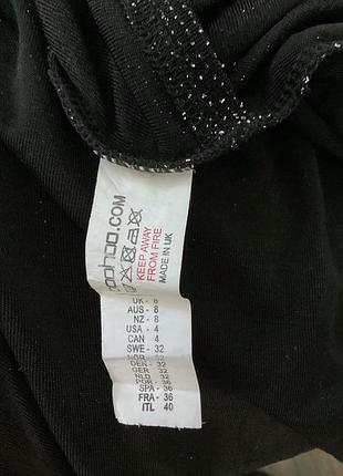 Сяюча вечірня жіноча сукня boohoo з вузлом розмір s (uk 8) 8