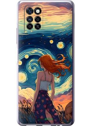 Чохол на infinix note 10 pro дівчина арт