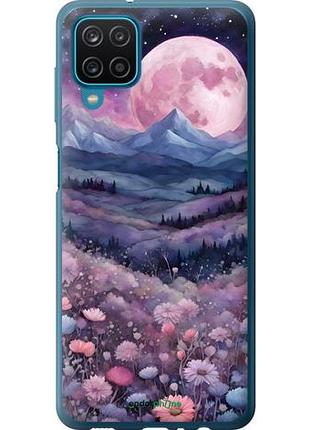 Чехол на samsung galaxy a12 a125f ночь луна арт самсунг а12 а125ф