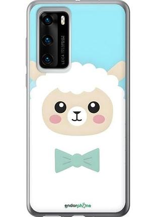 Чехол на huawei p40 милый барашек хуавей п40