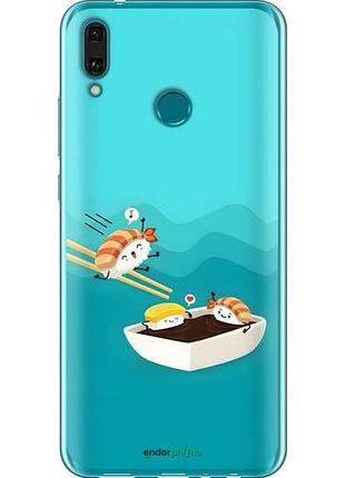 Чехол на huawei y9 2019 суши хуавей у9 2019