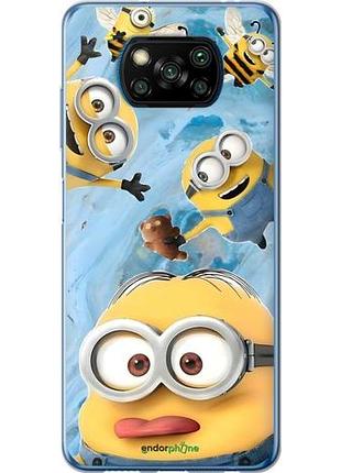 Чехол на xiaomi poco x3 миньоны сяоми поко х3