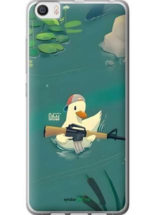 Чехол на xiaomi mi5 уточка с автоматом сяоми ми5