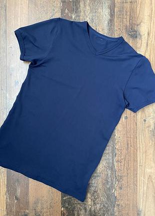 Брендовая винтажная эластичная футболка от d&amp;g dolce &amp; gabbana underwear made in italy navy blue оригинал y2k