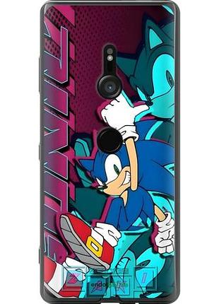 Чехол на sony xperia xz3 h9436 соник sonic сони эксперия хз3 х9436