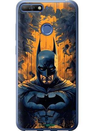 Чехол на huawei honor 7c бетмен, batman хуавей хонор 7с
