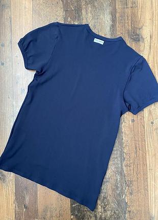 Брендовая винтажная эластичная футболка от d&amp;g dolce &amp; gabbana underwear made in italy navy blue оригинал y2k 2