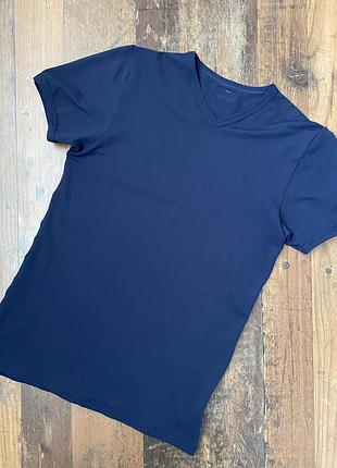 Брендовая винтажная эластичная футболка от d&amp;g dolce &amp; gabbana underwear made in italy navy blue оригинал y2k 3