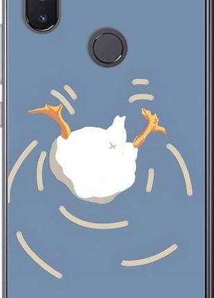 Чехол на xiaomi mi8 se смешная утка, гусь сяоми ми8 се