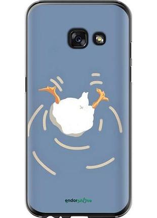Чехол на samsung galaxy a3 (2017) смешная утка, гусь самсунг а3 (2017)