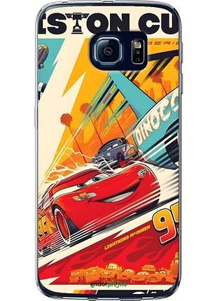 Чехол на samsung galaxy s6 edge g925f тачки самсунг с6 эдж г925ф