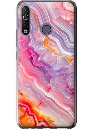 Чехол на tecno camon 12 air cc6 мрамор 2