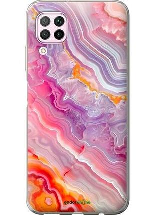 Чехол на huawei p40 lite мрамор 2 хуавей п40 лайт2