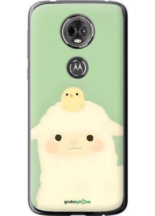 Чехол на motorola moto e5 plus барашек и ципленок моторола мото е5 плюс