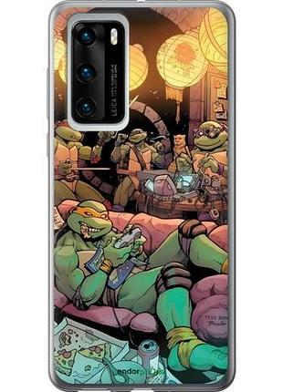 Чехол на huawei p40 черепашки нинзя хуавей п40