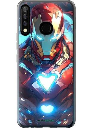 Чехол на tecno camon 12 cc7 железный человек текно камон 12 сс7