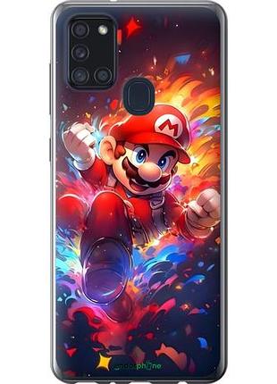 Чехол на samsung galaxy a21s a217f супер марио самсунг а21с а217ф