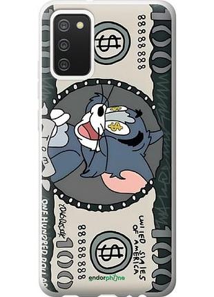 Чехол на samsung galaxy a02s a025f том и джерри самсунг а02с а025ф