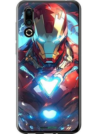Чехол на meizu 16s железный человек мейзу 16с