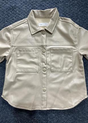 Продам рубашку з еко - шкіри фірми zara