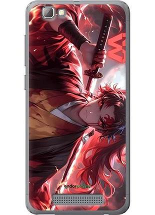 Чехол на zte a610 аниме самурай зте а610