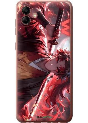 Чехол на samsung galaxy a04 a045f аниме самурай самсунг а04 а045ф